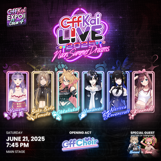 OffKai LIVE 2025: Neon Summer Dreams